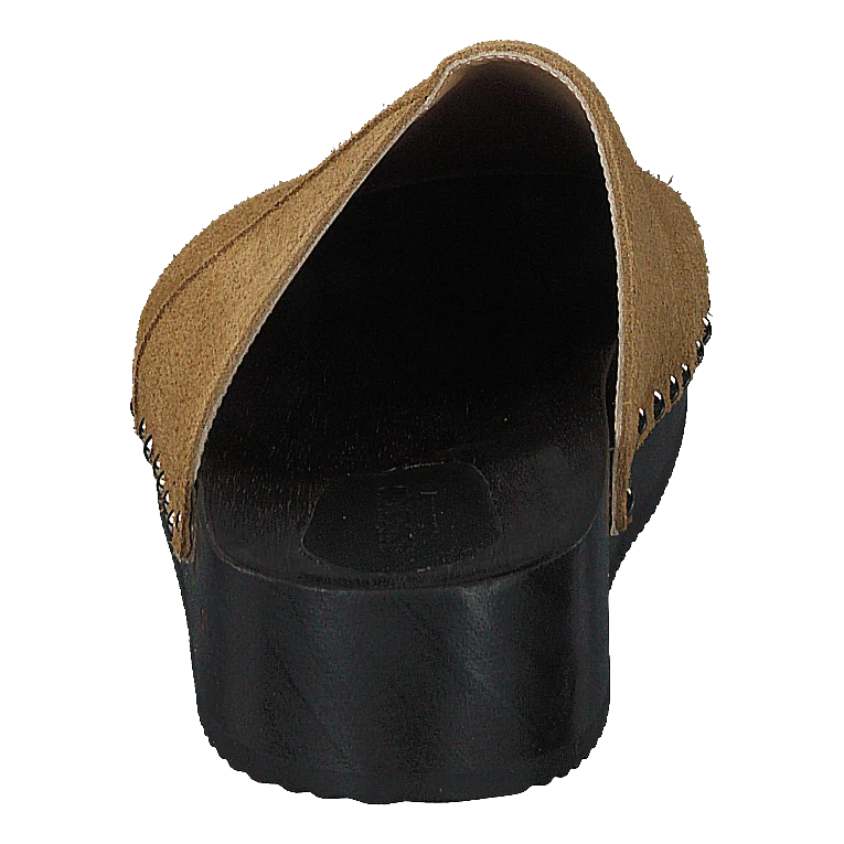 Sabot Wooden Clog Senape Rough