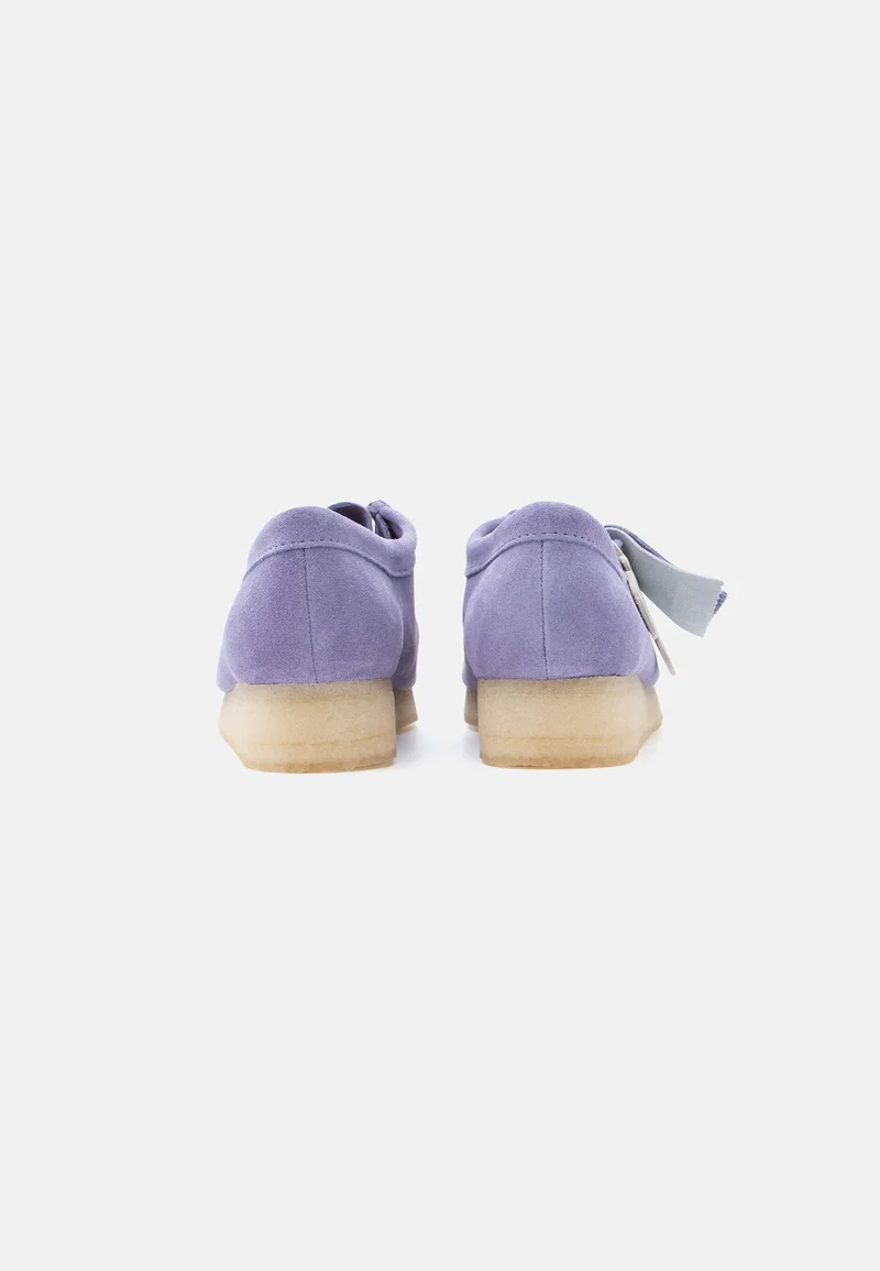 Womens Wallabee. purple interest