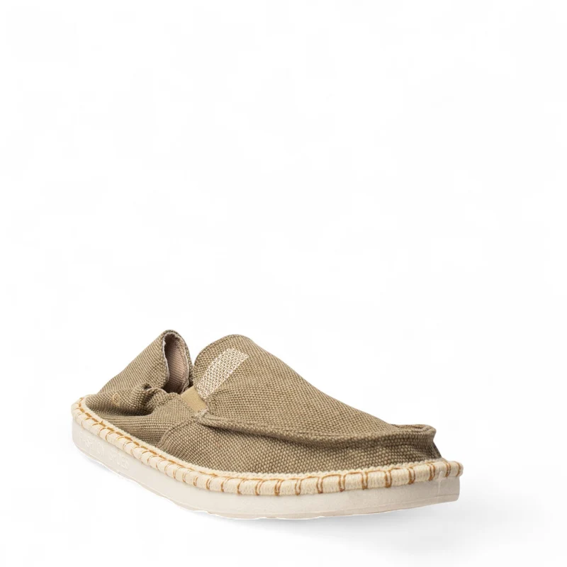 Europeon Union Men Kaki Jeans Espadrilles #4940