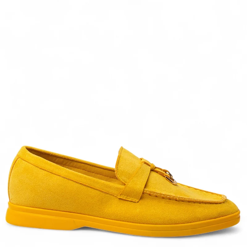 Europeon Union Women Yellow Chamois Shoes #4352