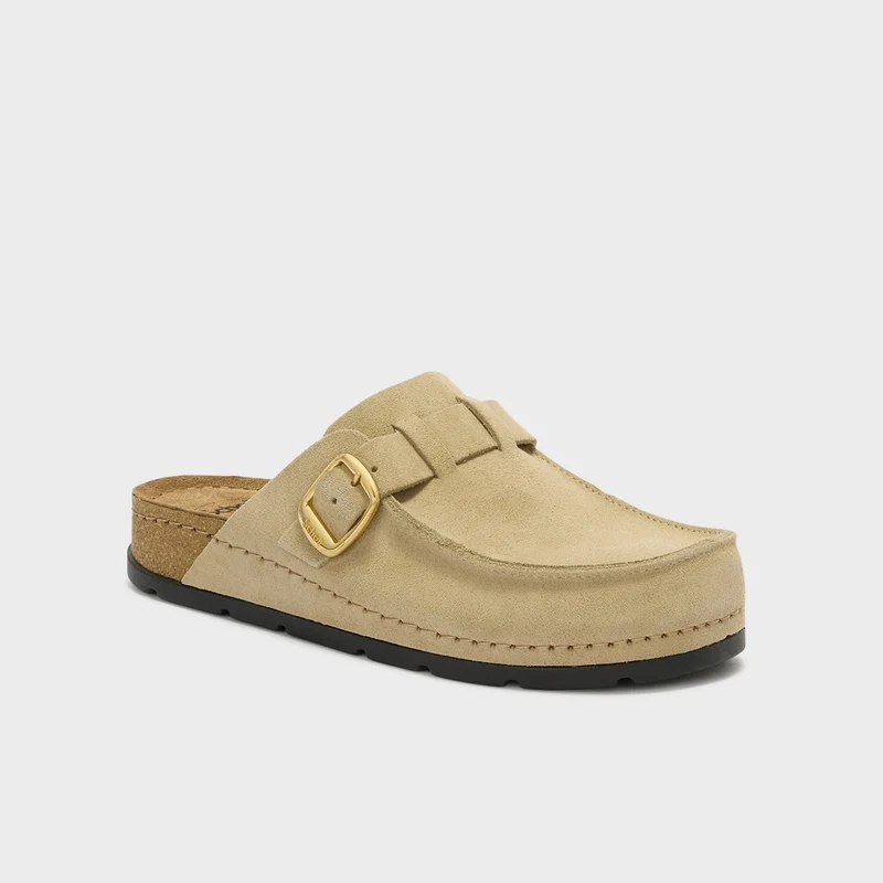 BORA MOCCASIN Sue-W dark beige