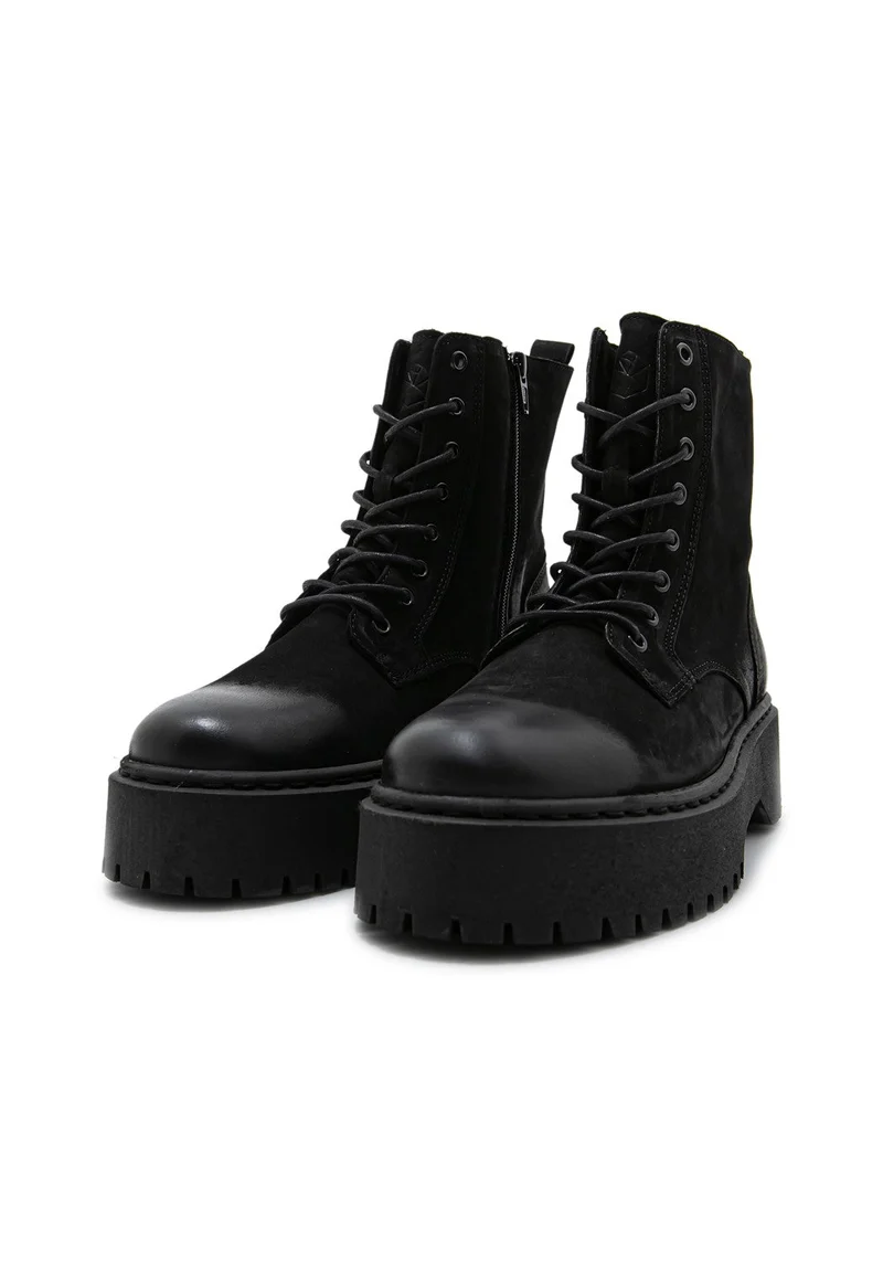 RSMary Boot Nubuck black/black