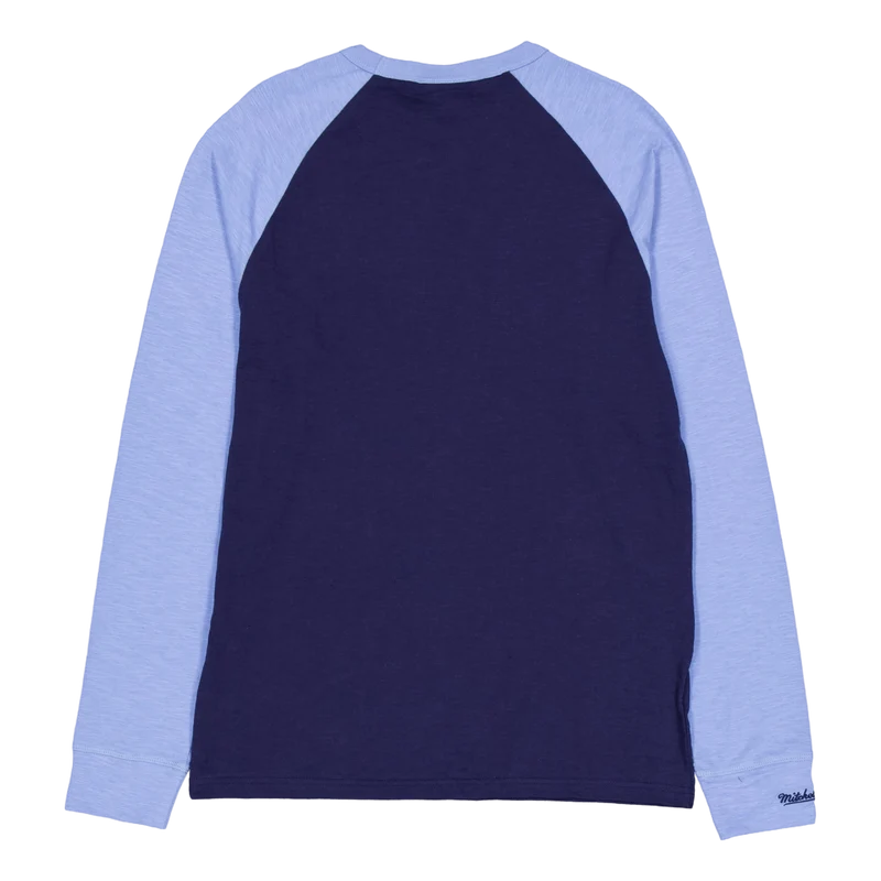 Unc Legendary Slub L/s Tee Navy/light Blue