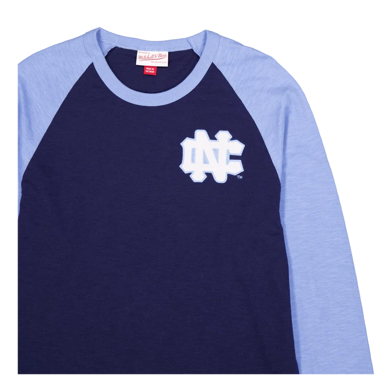 Unc Legendary Slub L/s Tee Navy/light Blue