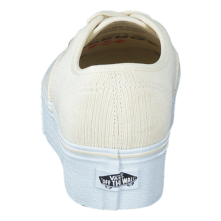 Ua Authentic Stackform (rib Knit)antiquewhttrwht