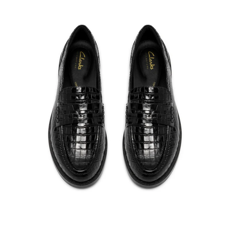 Straven2 Penny black croc