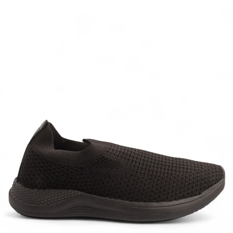 Men Black Cloth Shoe #4891