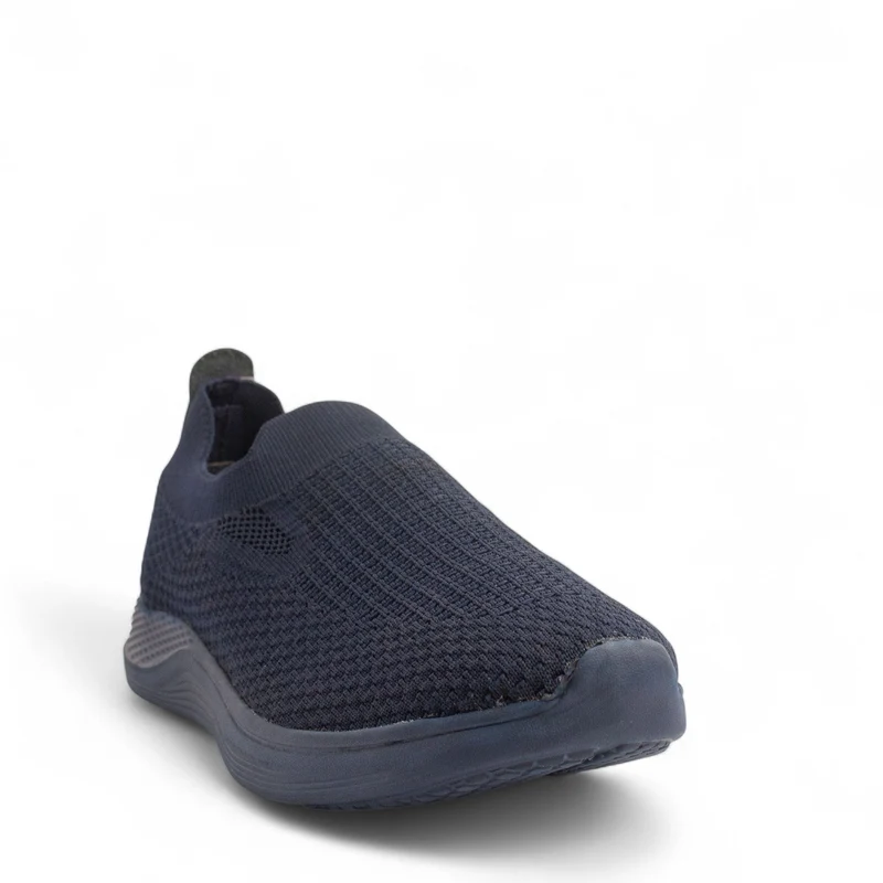 Men Navy Cloth Shoe #4890