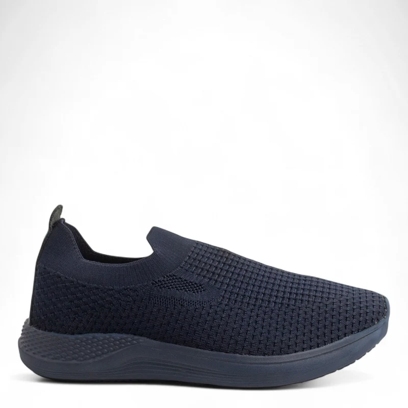 Men Navy Cloth Shoe #4890