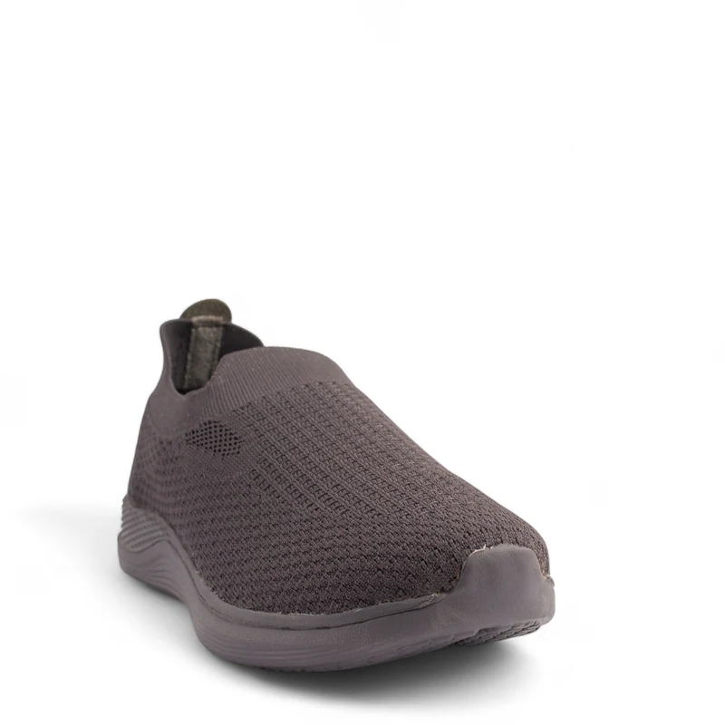 Men Grey Cloth Shoe #4889