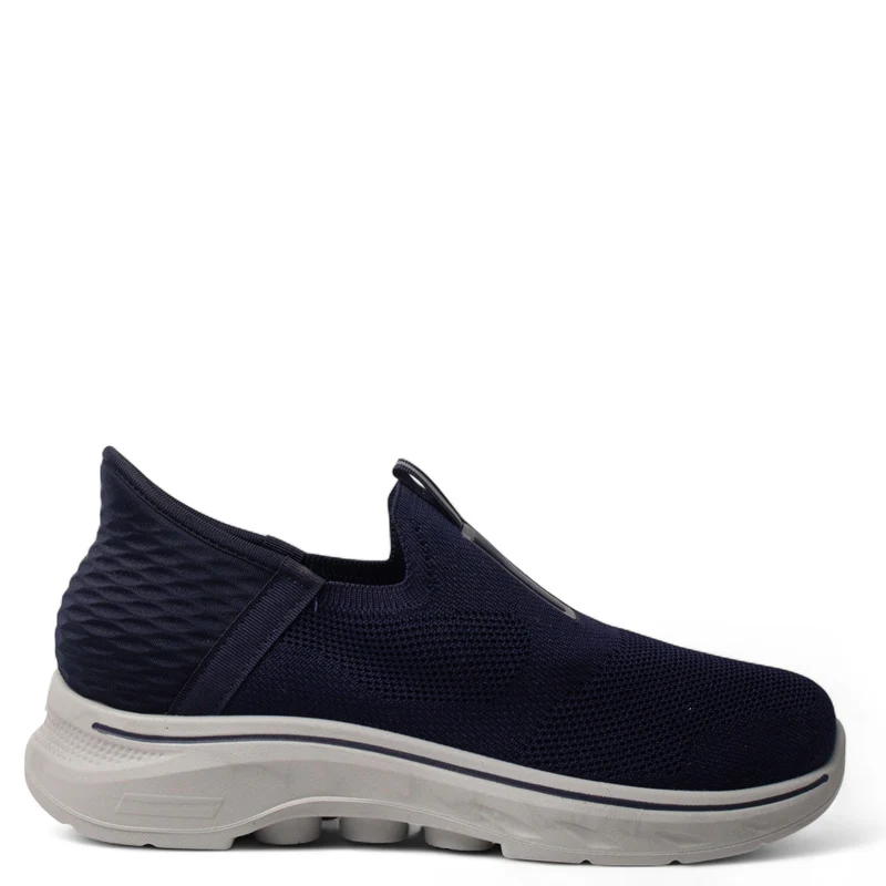 Europeon Union Men Dark Blue Cloth Shoes #4935