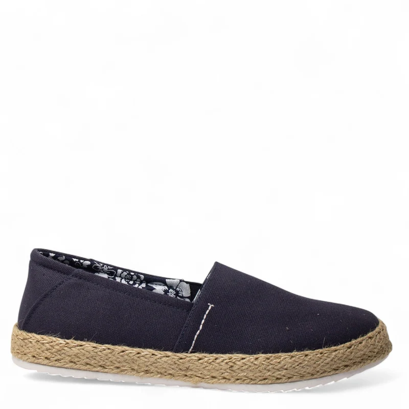 Europeon Union Men Dark Blue Cloth Espadrilles #4932