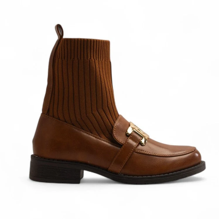 Europeon Union Women Havan Leather Half Boot #3583