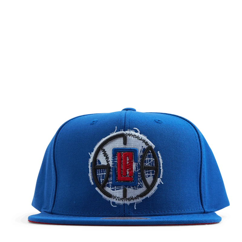 Clippers Embroidery Glitch Snapback