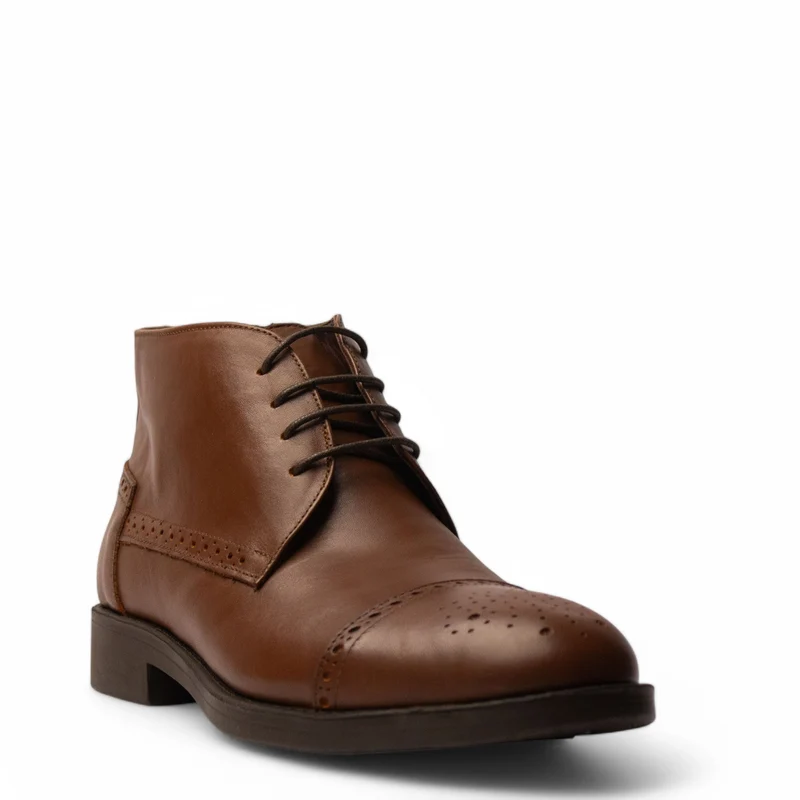 Men Havan Leather HalfBoot #4757