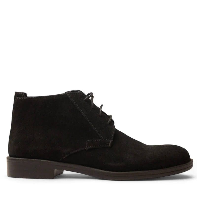 Men Black Chamois HalfBoot #4714