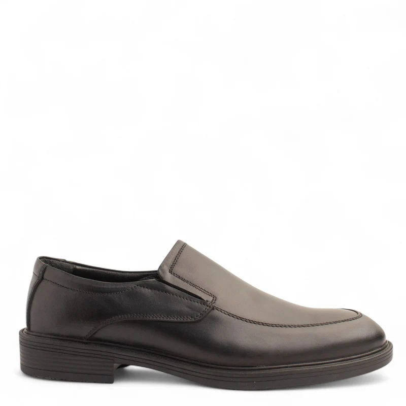 Men Black Leather Shoe #4906