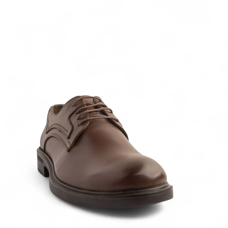 Men Brown Leather Shoe #4905