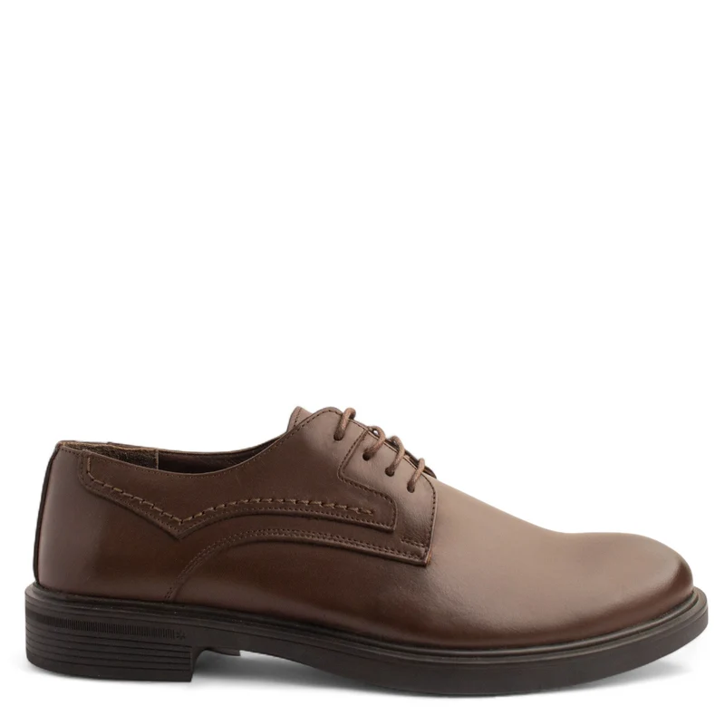 Men Brown Leather Shoe #4905