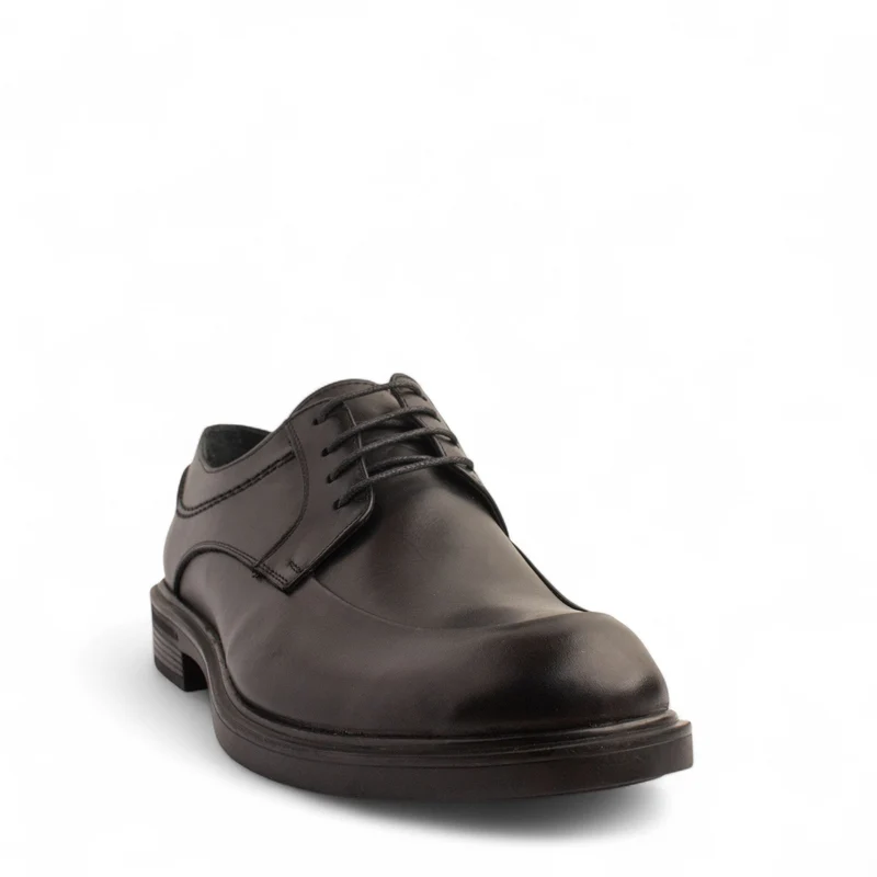 Men Black Leather Shoe #4903