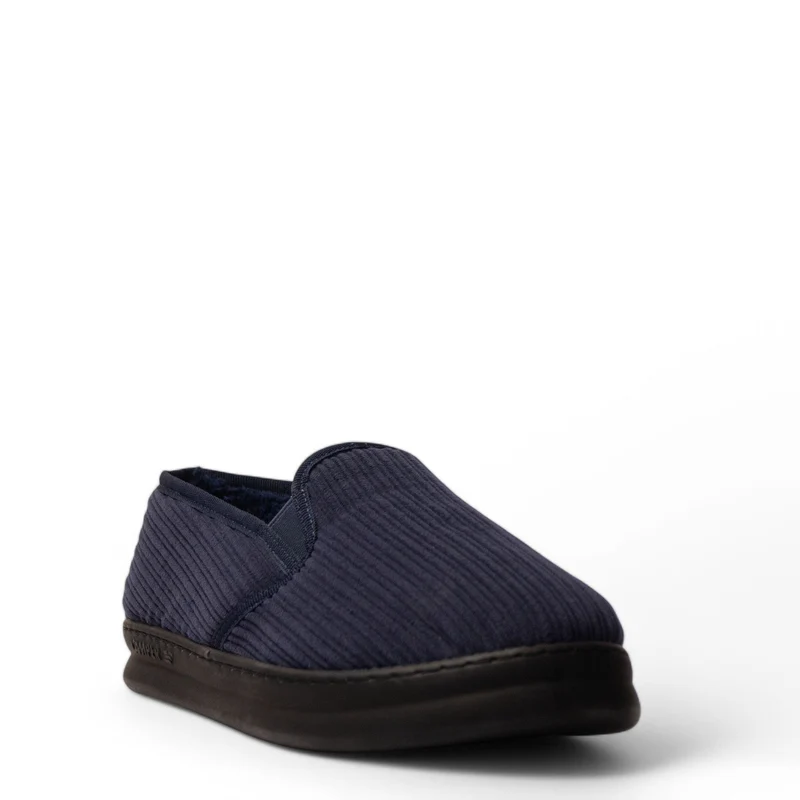 Men Navy Fur Espadrilles #4770