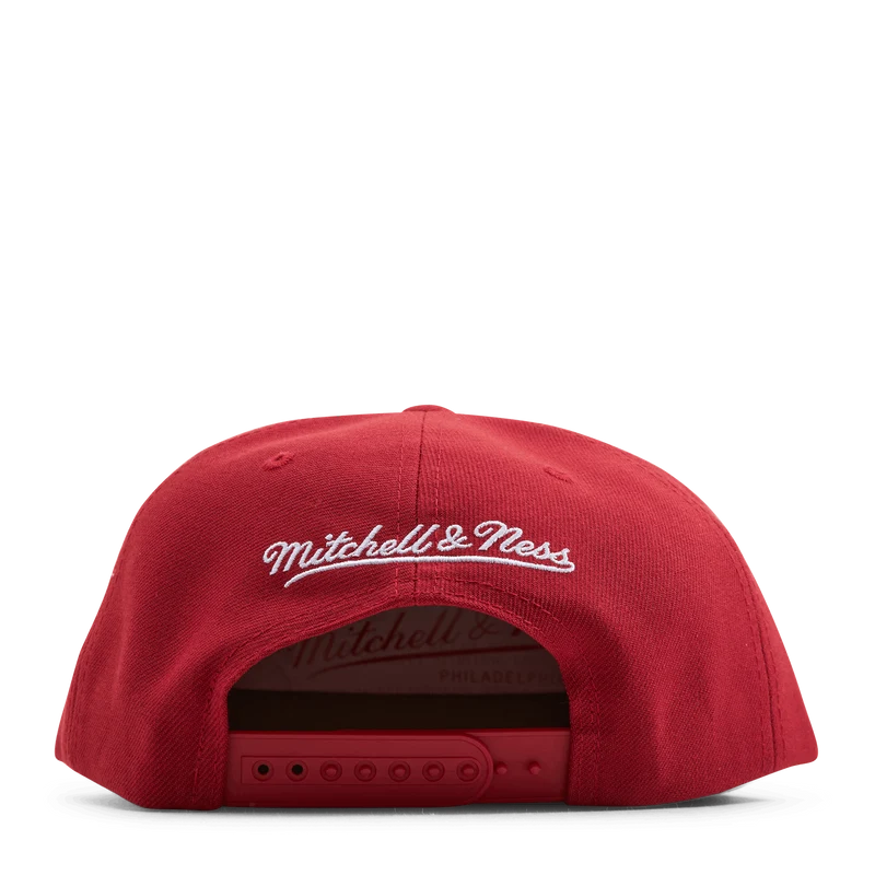 Bulls Embroidery Glitch Snapback