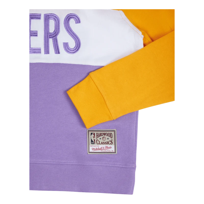 Women's Lakers Color Block Crew 2.0