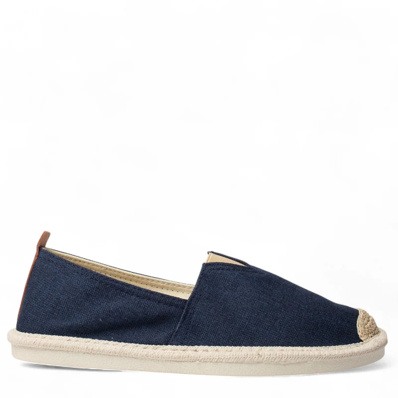 Europeon Union Men Dark Blue Cloth Espadrilles #4928