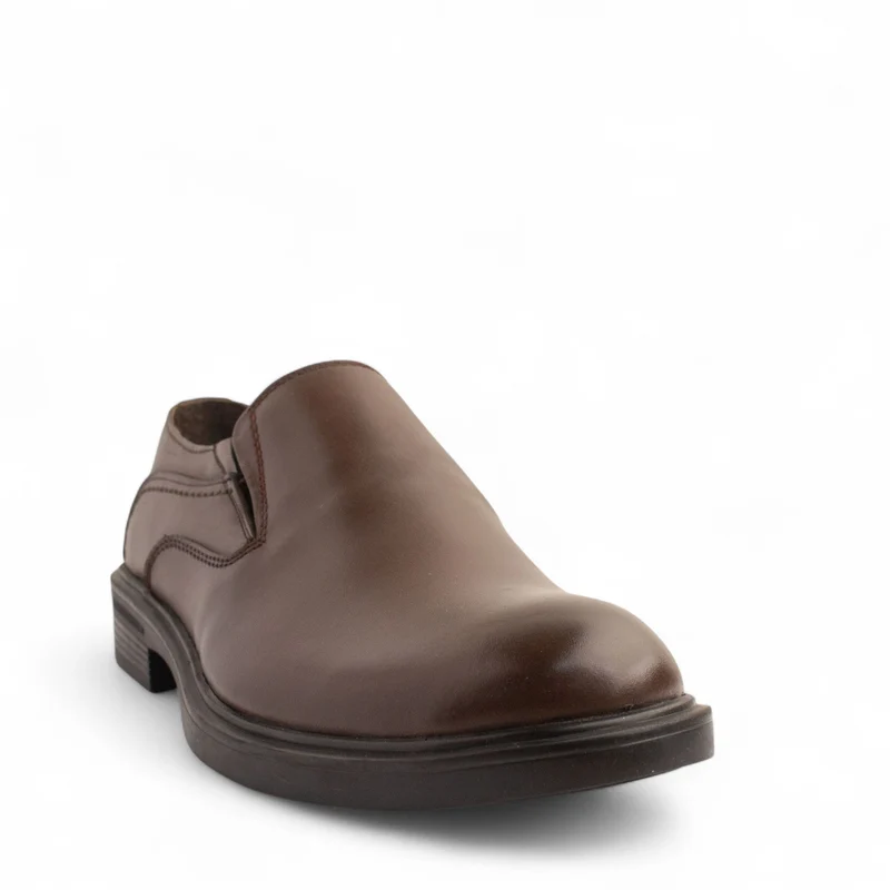 Men Brown Leather Shoe #4897