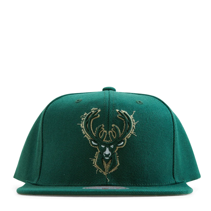 Bucks Embroidery Glitch Snapback