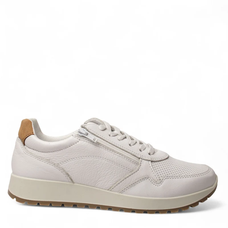 Italian Men White Leather Shoes #4997