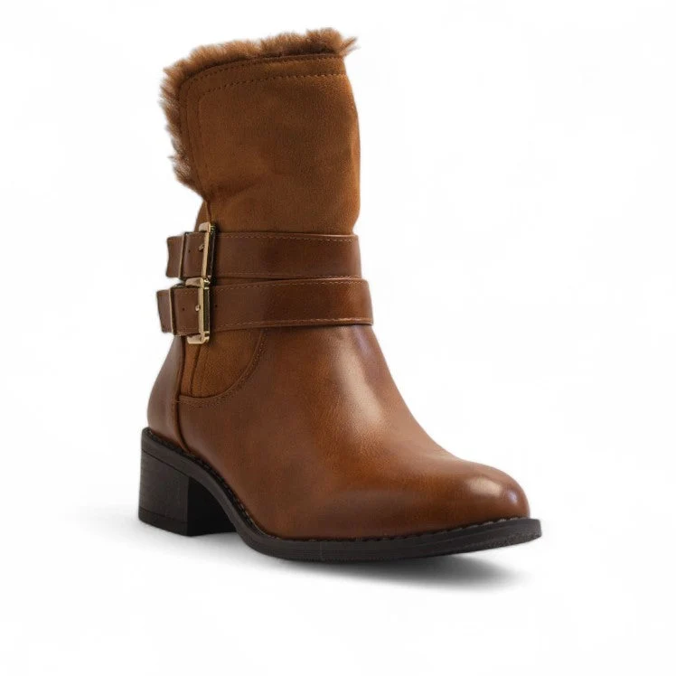 Europeon Union Women Havan Leather Half Boot #3184