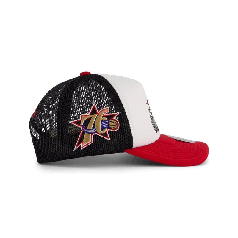 76ers Party Time Trucker Snapback HWC