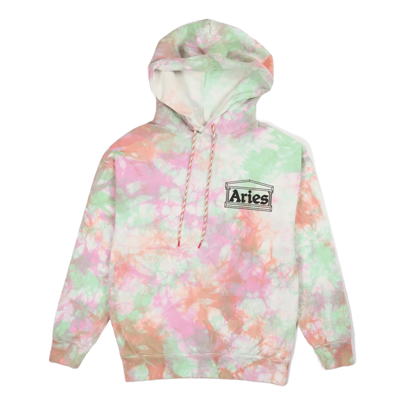 Tie Dye Temple Hoodie Multi