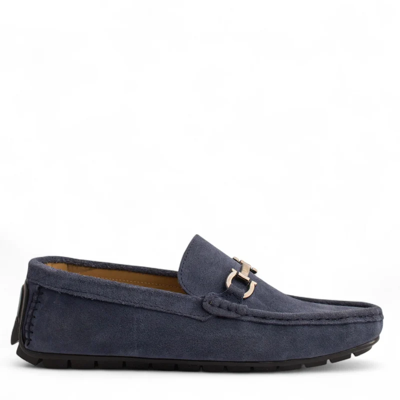 Men LightBlue Chamois Espadrilles #4865