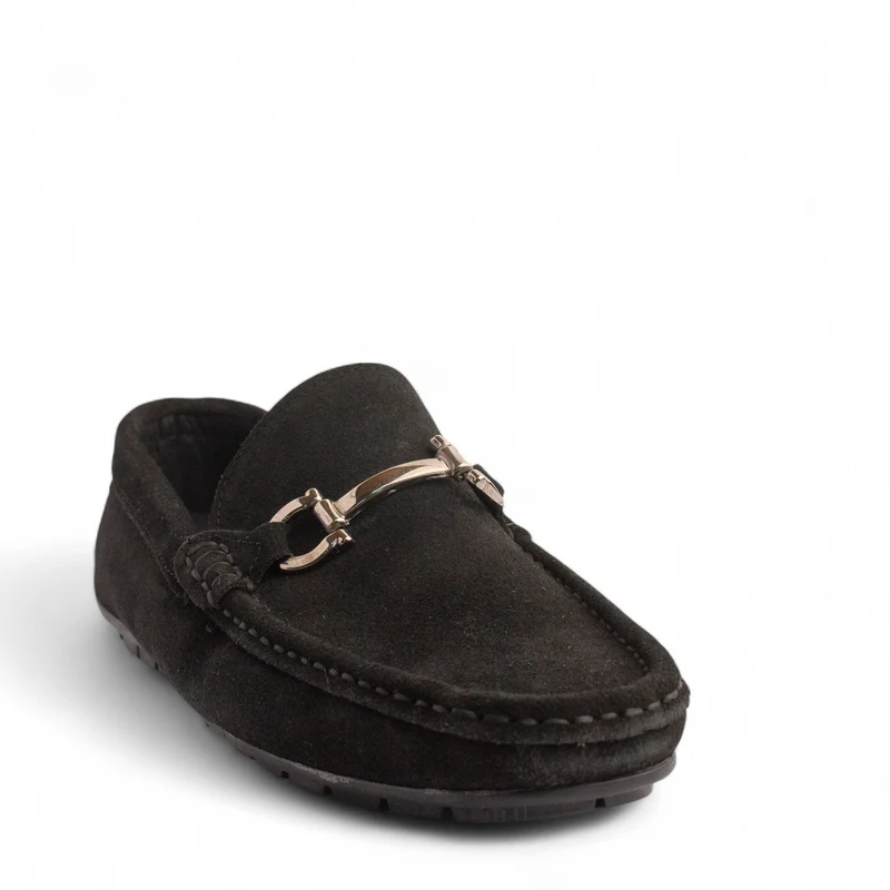 Men Black Chamois Espadrilles #4859