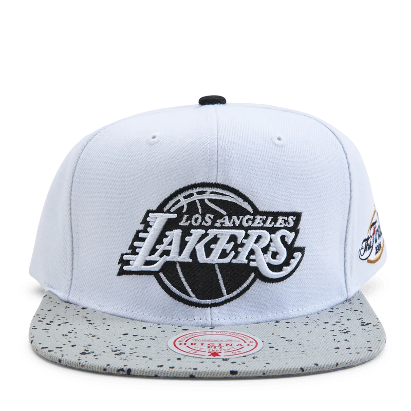 Lakers Cement Top Snapback