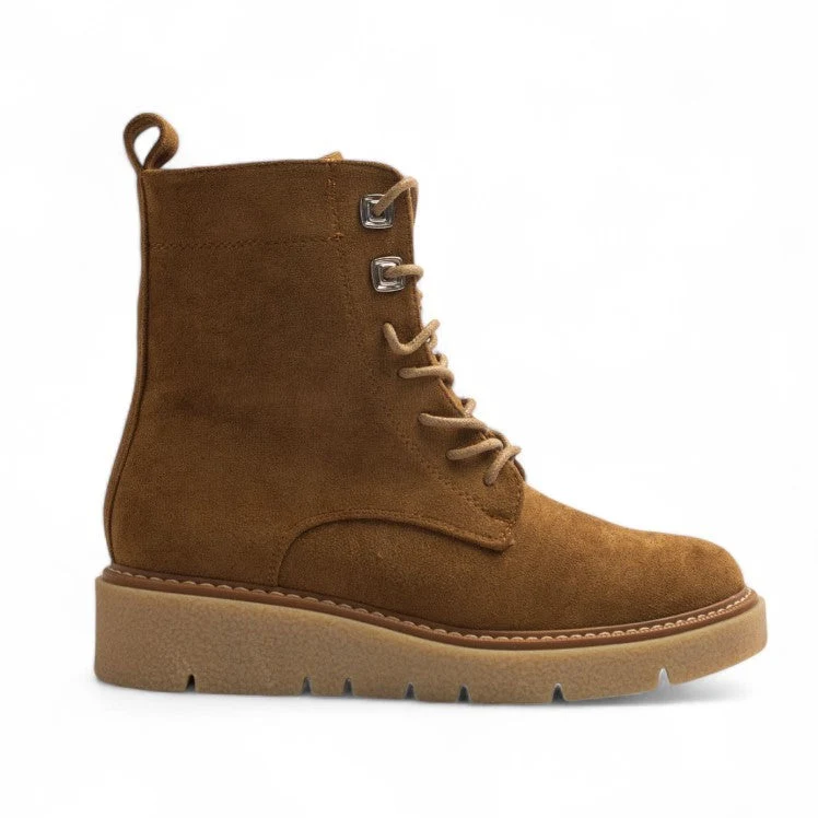Europeon Union Women Beige Chamois Half Boot #3189