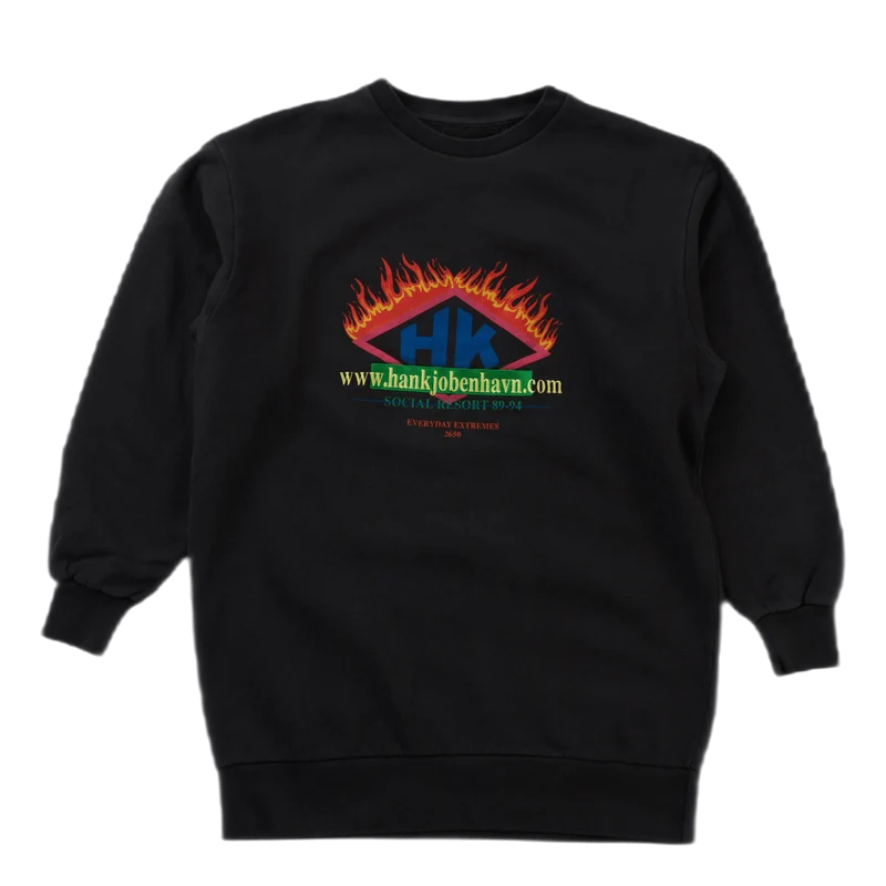 Relaxed Crew Faded Black
