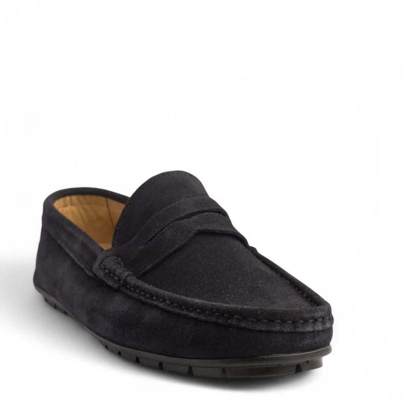 Men Navy Chamois Espadrilles #4826