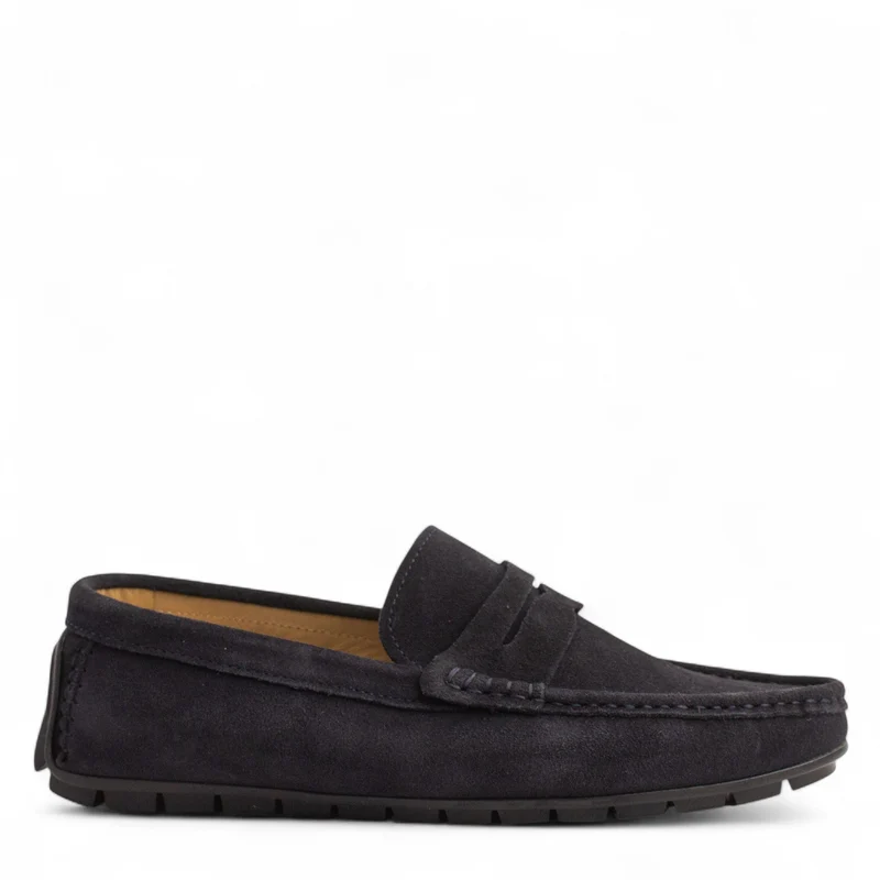 Men Navy Chamois Espadrilles #4826