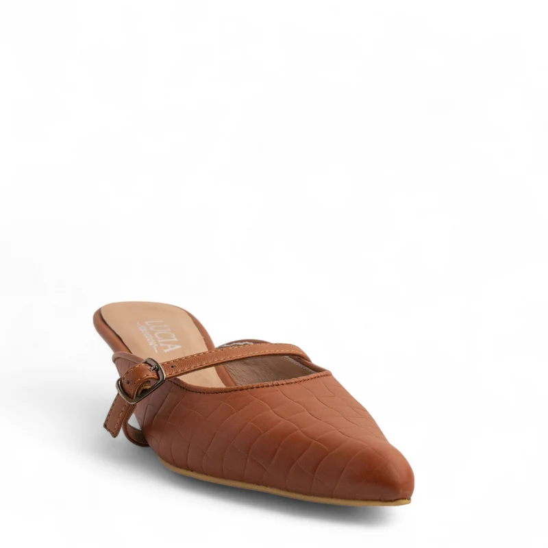 Women Havan Leather Mules #4299