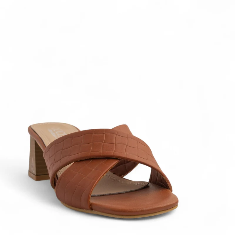 Women Havan Leather Heels #4297