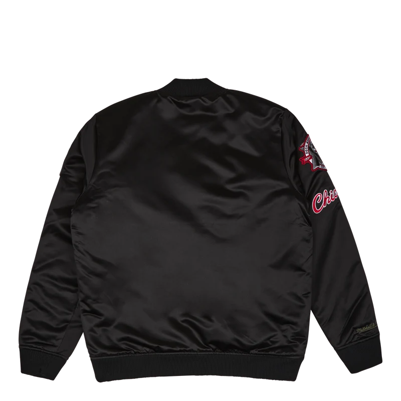 Bulls Flight Satin Bomber Jacket