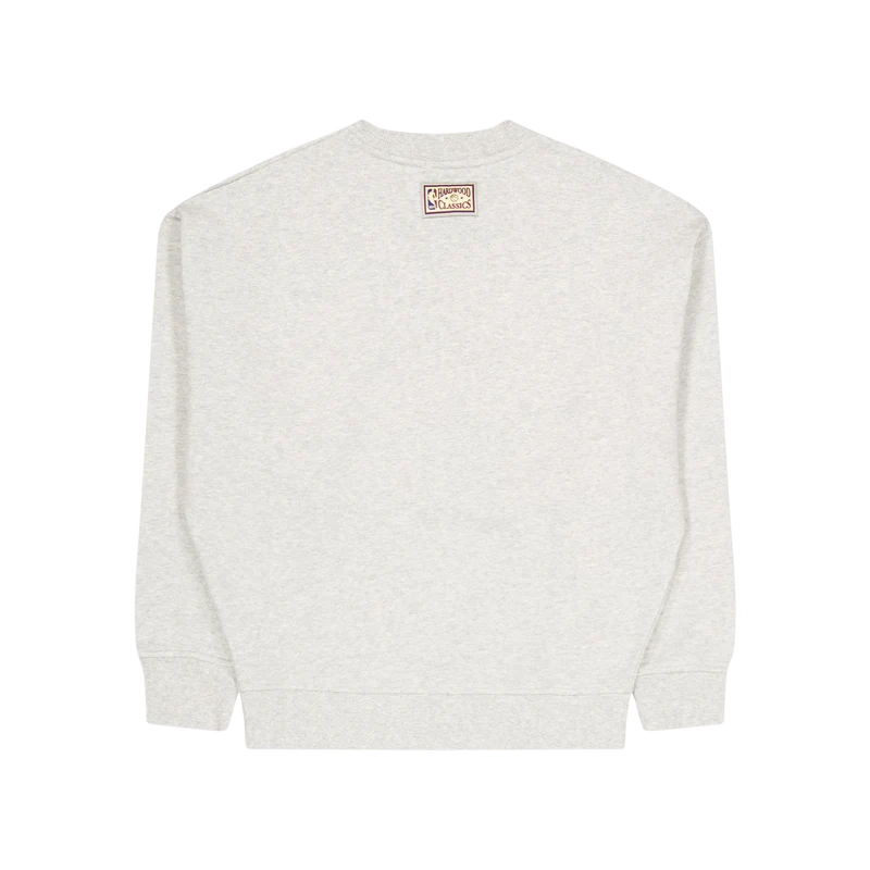Lakers Womens Logo Lt Crew 3.0 Grey Heather