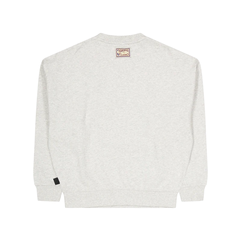 Mavericks Womens Logo Lt Crew Grey Heather
