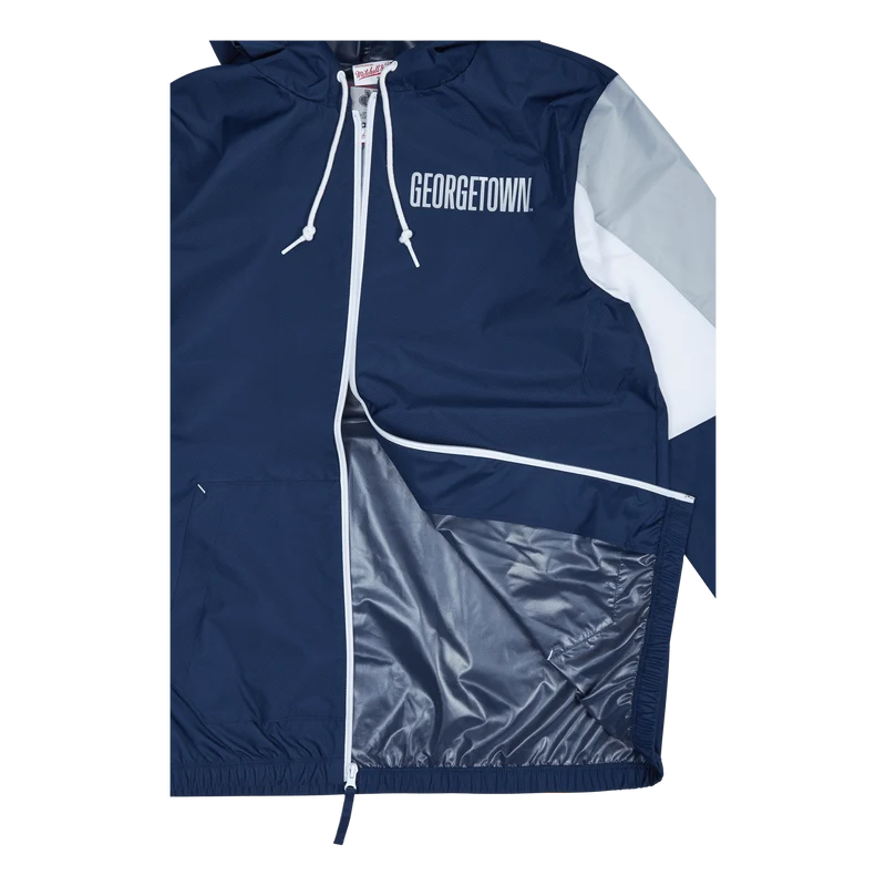 Hoyas Throw It Back Full Zip Windbreak