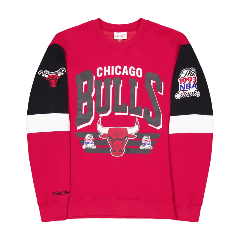Bulls All Over Crew 3.0 Scarlet Red