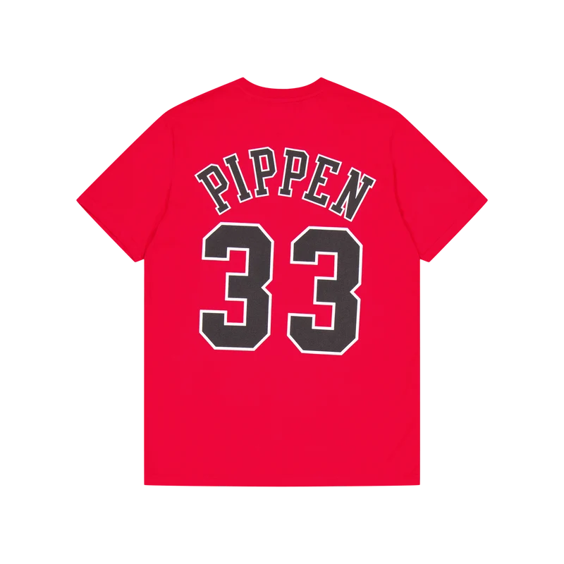 Name & Number Tee - Scottie Pi Red