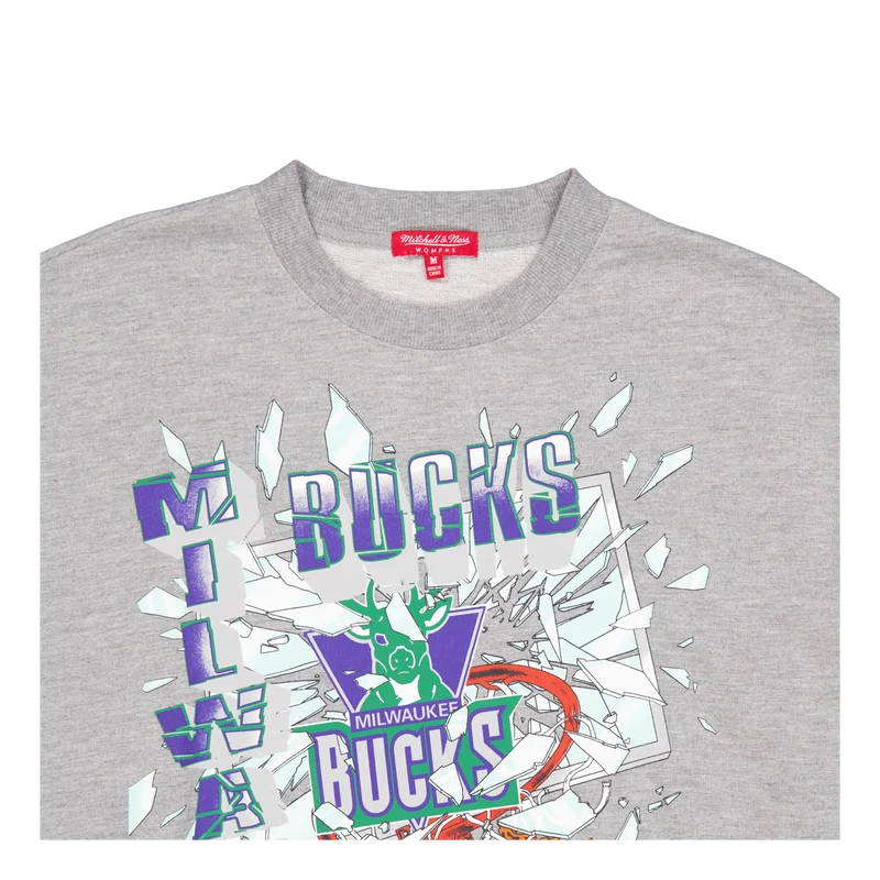 Womens Big Face Crew 6.0 Grey Heather